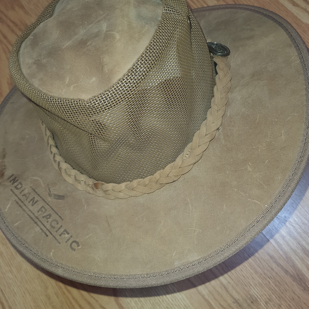 Barmah Foldaway Suede Leather Hat